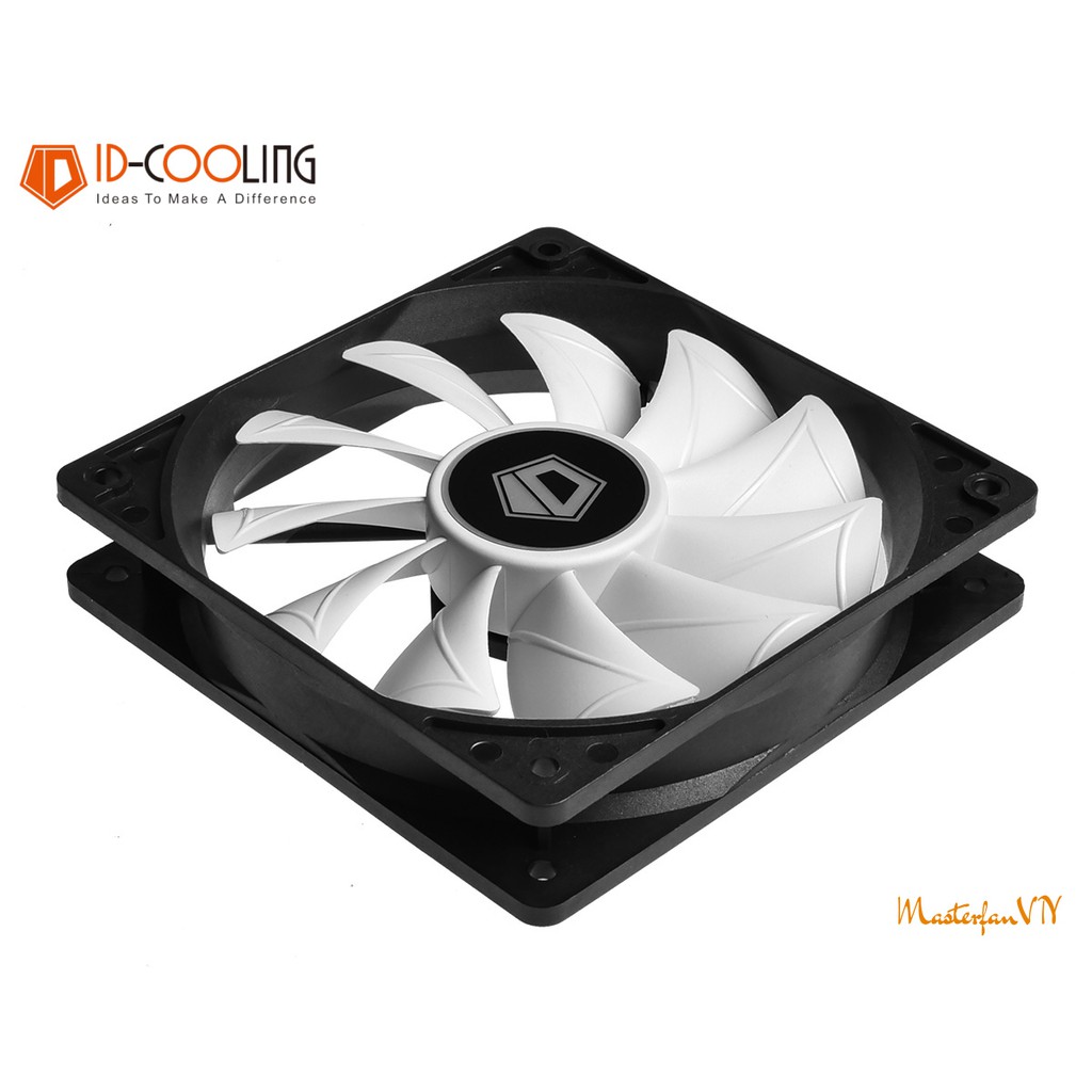 Quạt fan case 12cm ID-Cooling XF-12025 - Quạt thổi RAD 4pin điều tốc PWM sức gió lớn