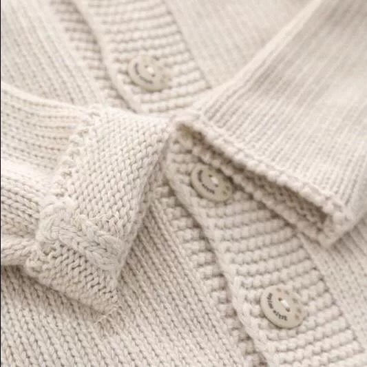 Áo Khoác cardigan Len Dệt Kim Thời Trang Xuân Thu Dành Cho Bé Gái 1-3 Tuổi