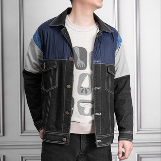[Mã FATPBAU2 giảm 40K đơn 150K] Áo khoác jacket nam thời trang xanh đen