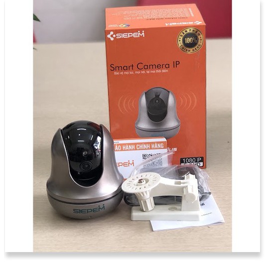 Camera IP WIFI ROBO SIEPEM S6812 PLUS (2.0 FULLHD) - Tiếng việt, nhỏ gọn, chíp xử lí chính hãng phát hiện, bám đuổi