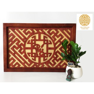 Tấm chắn ám khói bàn thờ 41cm x 61cm  [Mẫu Chữ Phúc]