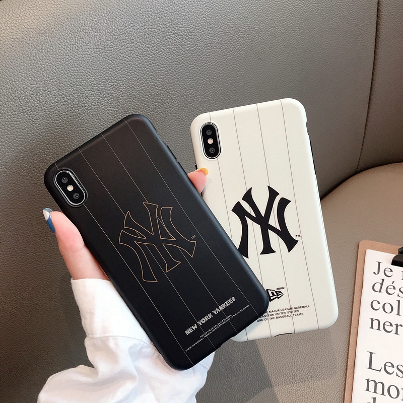 New York Yankees Trend Brand Phone case iphone X 6 6s 7 8 Plus XS MAX XR 11 Pro max soft Silicone IMD Casing