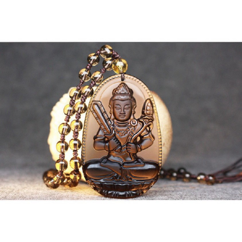 Chuỗi hạt đeo cổ mặt Hư Không Tạng Bồ Tát - Phật bản mệnh người tuổi Sửu, Dần - ĐÚNG MẪU ĐÚNG GIÁ - HÀNG THẬT TẠI XƯỞNG