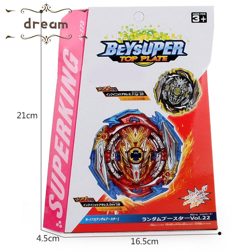 【DREAMLIFE】Beyblade Burst Superking B-173 Infinite Achilles Dm 1B Booster with Sparking Launcher Starter Fighting Toy