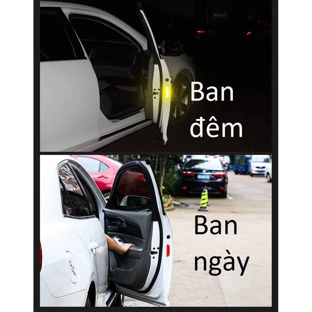 Bộ 4 miếng OPEN THẾ HỆ MỚI 5 MÀU dán cửa xe hơi cảnh báo đang mở tránh va chạm | BigBuy360 - bigbuy360.vn