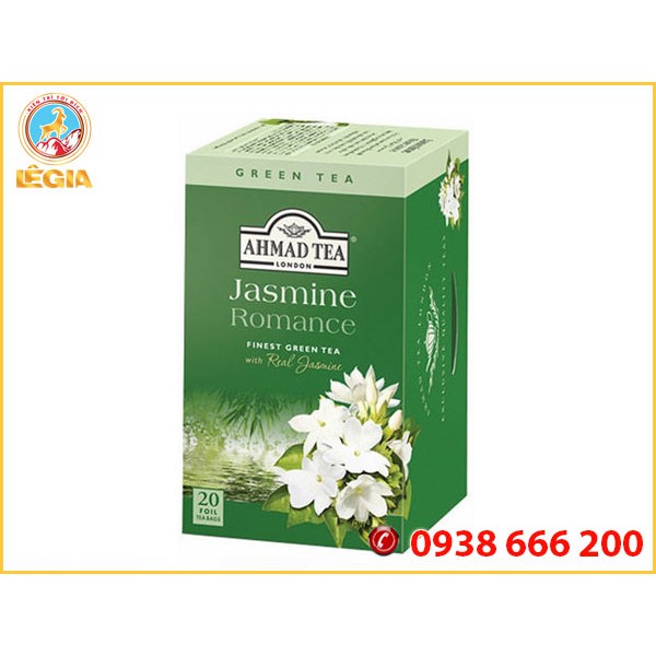 Trà xanh hoa nhài AHMAD ( 40g,50g ) - AHMAD JASMINE GREEN TEA