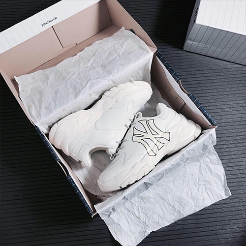 Giày_MLB Boston, Giày Sneaker Boston Da Bò Cao Cấp Đế Cao Tăng Chiều Cao Full Box | BigBuy360 - bigbuy360.vn