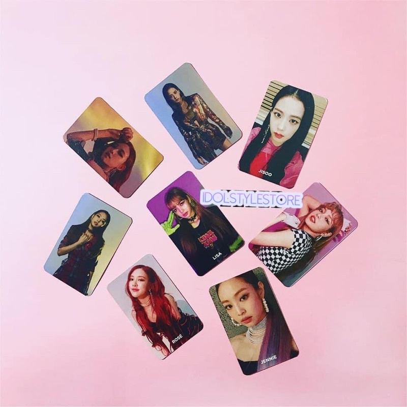 ảnh set card Blackpink như hình