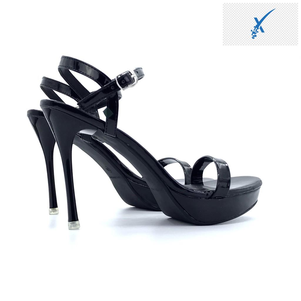 🖐️ Sandal cao gót HADU G1016 gót nhọn 10cm, quai ngang 🖐️
