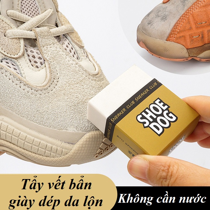 gôm tẩy da lộn ❤️FREESHIP❤️ tẩy trắng giầy - tẩy ố vàng giày - vệ sinh da lộn
