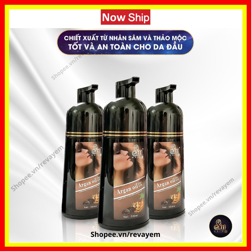 Dầu gội phủ bạc tóc Sin Hair chiết xuất Nhân Sâm Nhật Bản