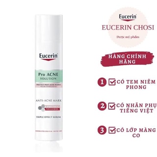 Eucerin tinh chất giảm thâm mụn và dưỡng sáng da pro acne solution anti-acne mark triple effect serum 40ml