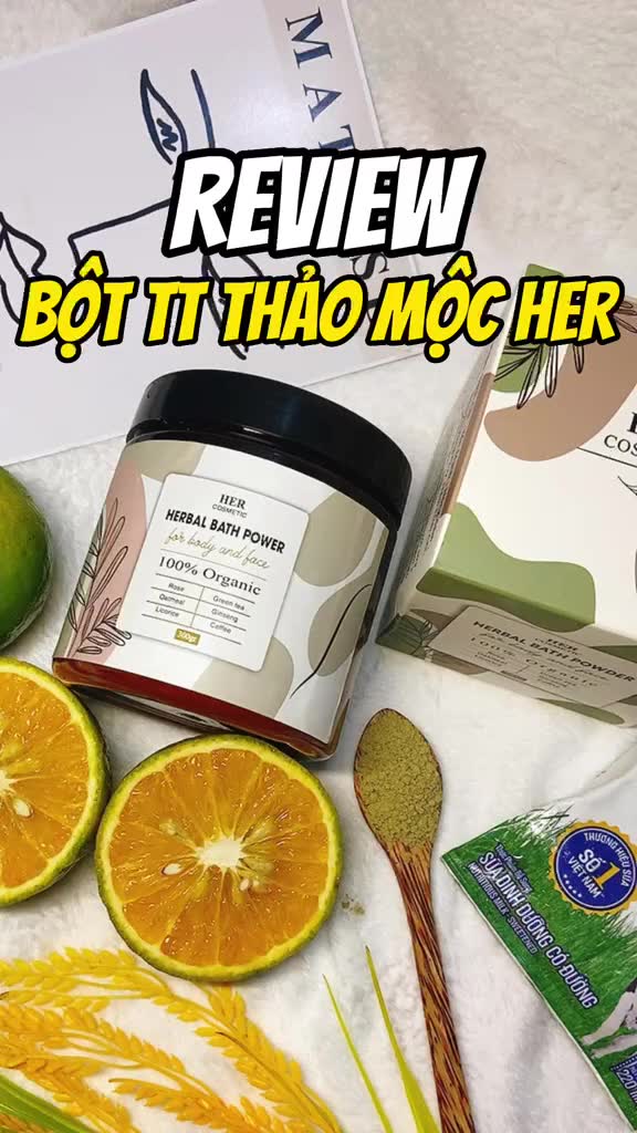 Tắm Trắng Thảo Mộc Her cosmetic , Bột Tắm Trắng HERBAL BATH POWDER làm trắng da , Tẩy Tế Bào Chết Toàn Thân tại nhà | BigBuy360 - bigbuy360.vn