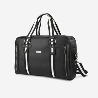 Túi xách laptop du lịch unisex dáng chữ nhật phối dây sọc IDIGO MB2-608-00