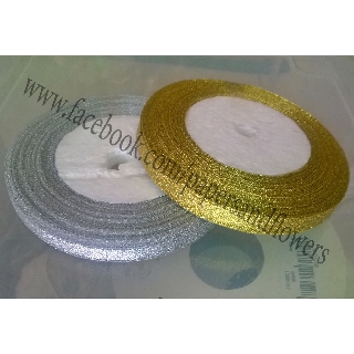 Ruy băng kim tuyến 1cm - 1 cây (10 cuộn)