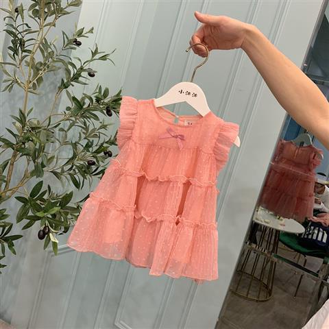 Đầm công chúa phong cách mùa hè 2021 xinh xắn cho bé gái