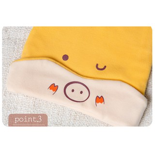 Set mũ + yếm cotton cho bé yêu