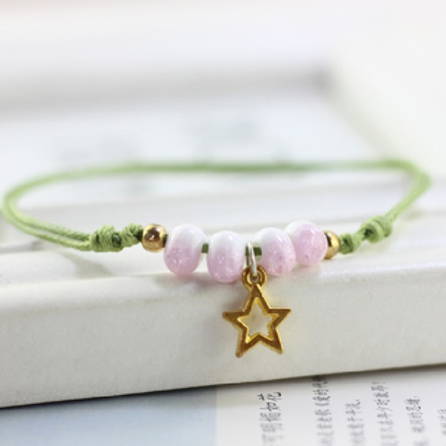 Lắc chân gốm ngôi sao 4 hạt | BigBuy360 - bigbuy360.vn