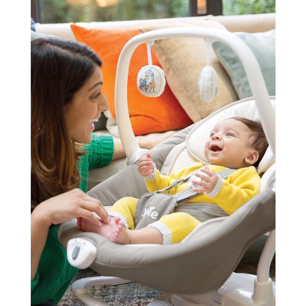 Nôi rung điện cho bé Joie Sansa 2 in 1