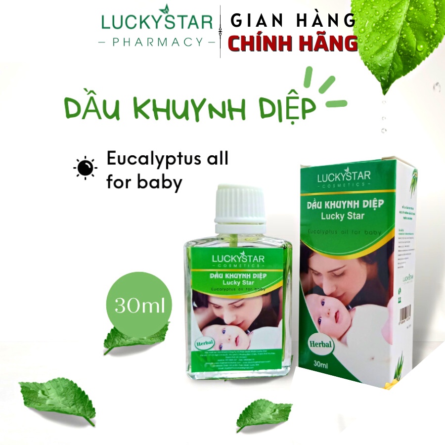 Dầu Khuynh Diệp Mẹ và Bé Lucky Star 30ml