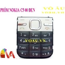 PHÍM NOKIA C5 00 MÀU ĐEN
