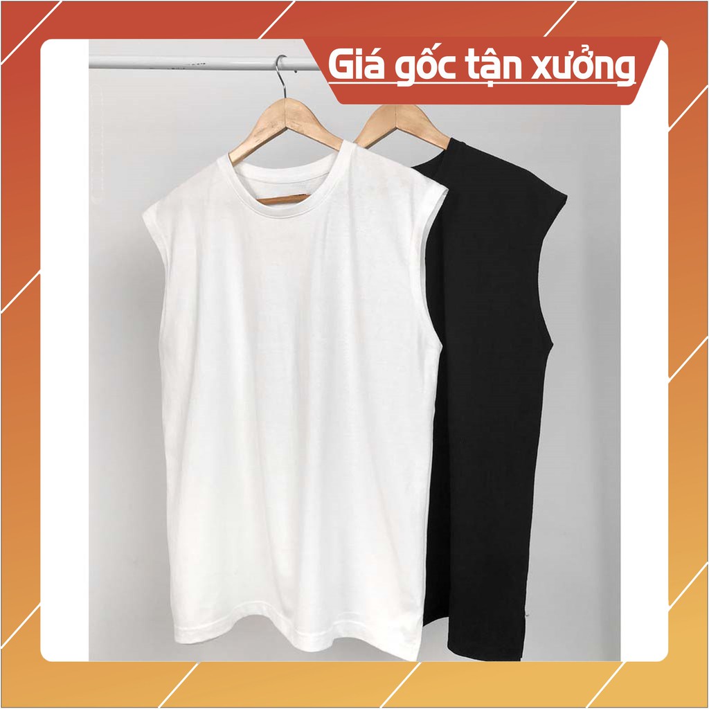 [RẺ VÔ ĐỊCH]Áo tanktop form rộng trơn nam nữ ulzzang Hàn Quốc