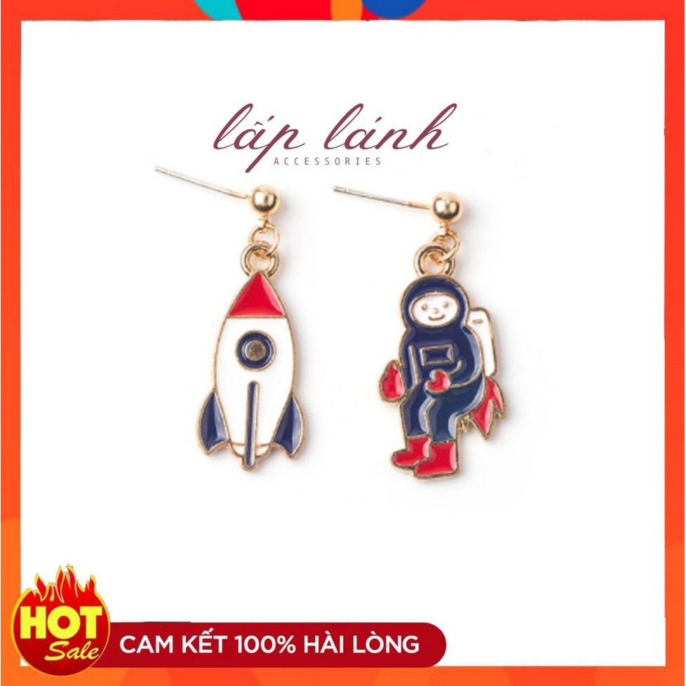 [Có sẵn] BÔNG TAI KHUYÊN TAI HỌA TIẾT DỄ THƯƠNG HANDMADE HÌNH KEM BÁNH RÁN SON MÔI PHONG CÁCH HÀN QUỐC BT42