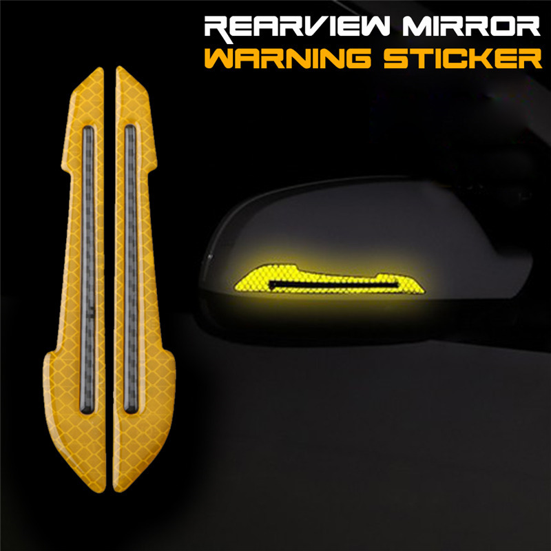 Set 2 miếng dán phản quang dành cho kính chiếu hậu xe hơi