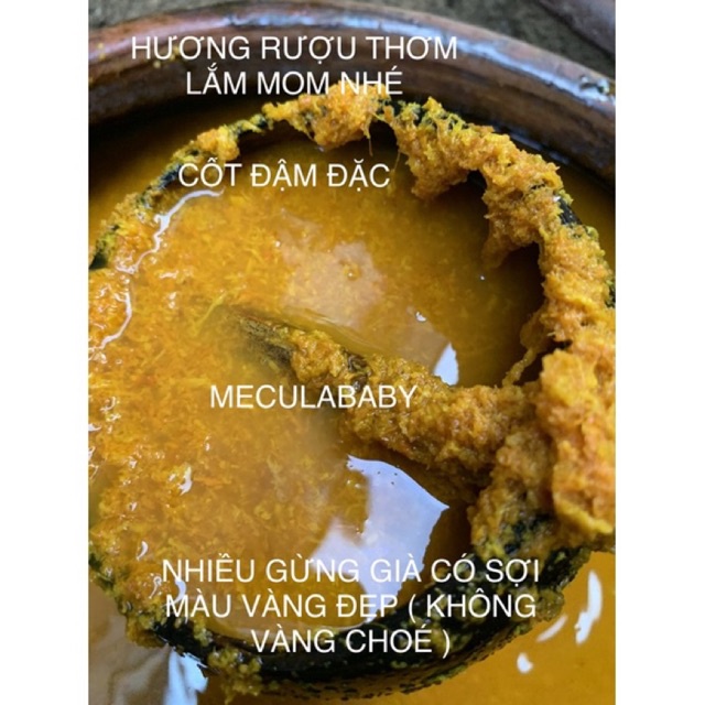 Gừng nghệ gấc hạ thổ chuẩn nhà làm