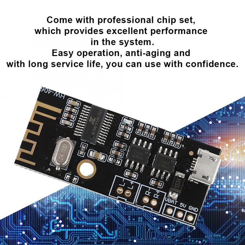 Set 1 Mô Đun Khuếch Đại Âm Thanh Bluetooth 4.2 Không Dây HW-406 Chuyên Dụng