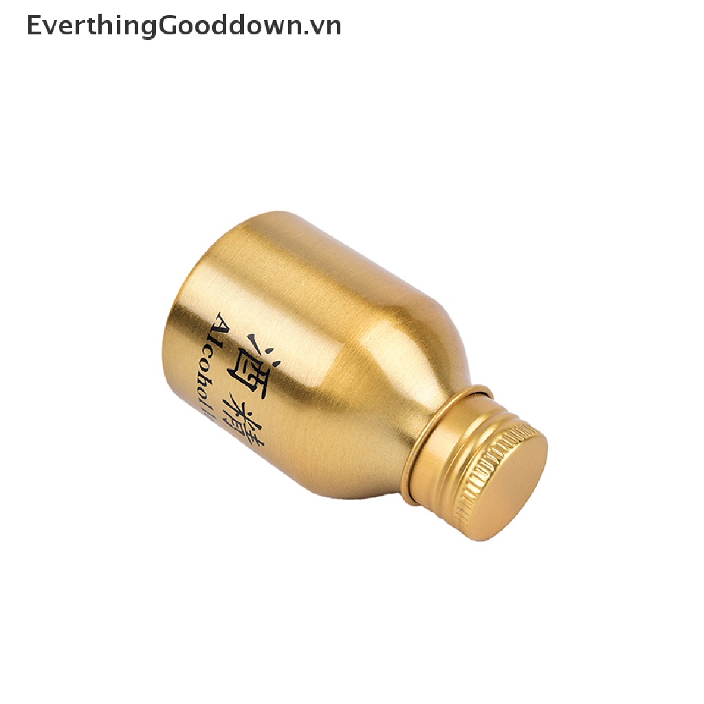 Everthinggooddown 1 Đèn Cồn mini 50ml Vỏ Kim Loại Dùng Trong Phòng Thí Nghiệm