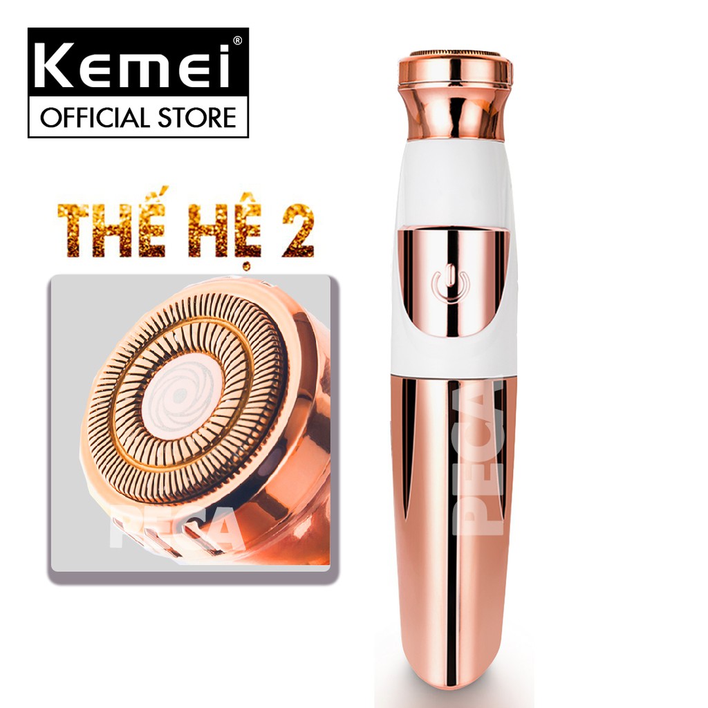 Máy cạo lông Kemei KM-577 chuyên dùng cạo lông toàn thân, lông mặt, lông tay chân, bikini...