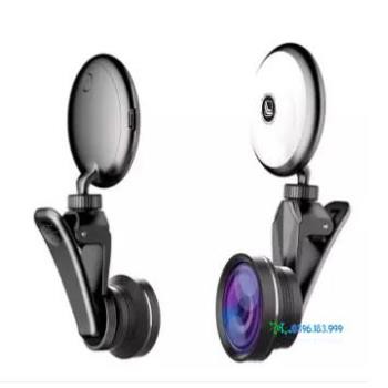 Ống lens RK19S hỗ trợ Selfie Cho điện thoại tích hợp đèn led 8 bóng | BigBuy360 - bigbuy360.vn