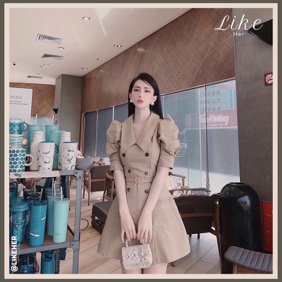 ĐẦM DỰ TIỆC CỔ VEST - LIKEHER