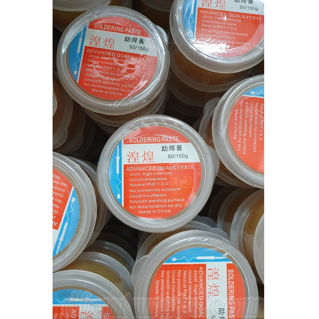 Mỡ hàn thiếc hỗ trợ hàn mạch Lọ To PASTE 100g