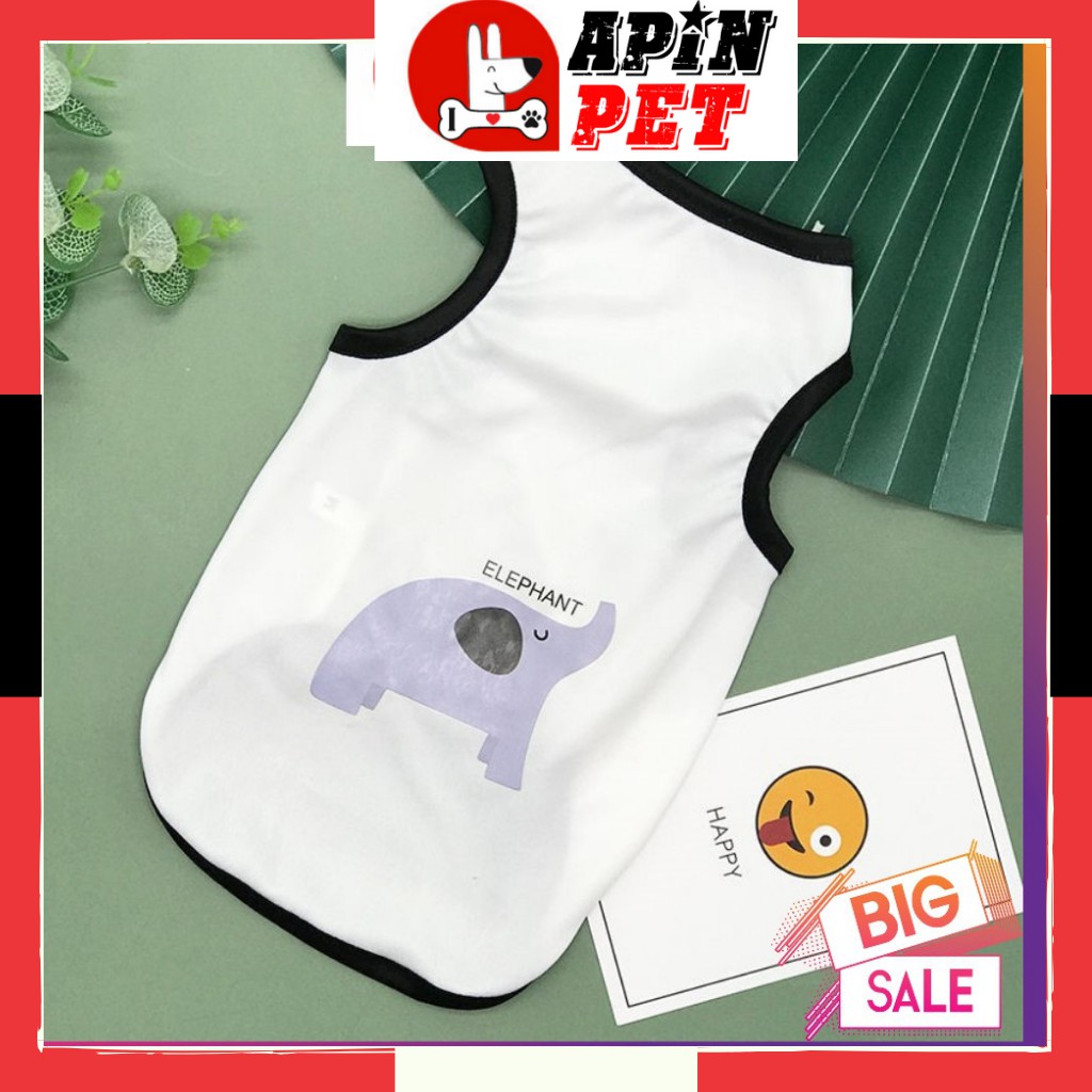 Áo Thun Cho Chó Poodle Pug Chihuahua Phốc Sóc Co Giãn Tốt Size XS-XXL