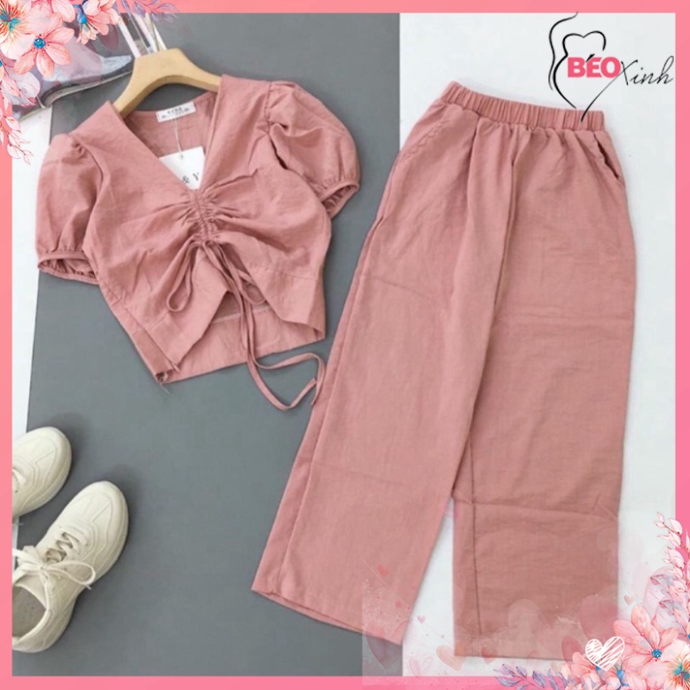 🔥BIGSIZE 60-90 KG🔥 SET ỐNG RỘNG BIGSIZE 55-90kg (có size) tuyệt đẹp béo xinh store