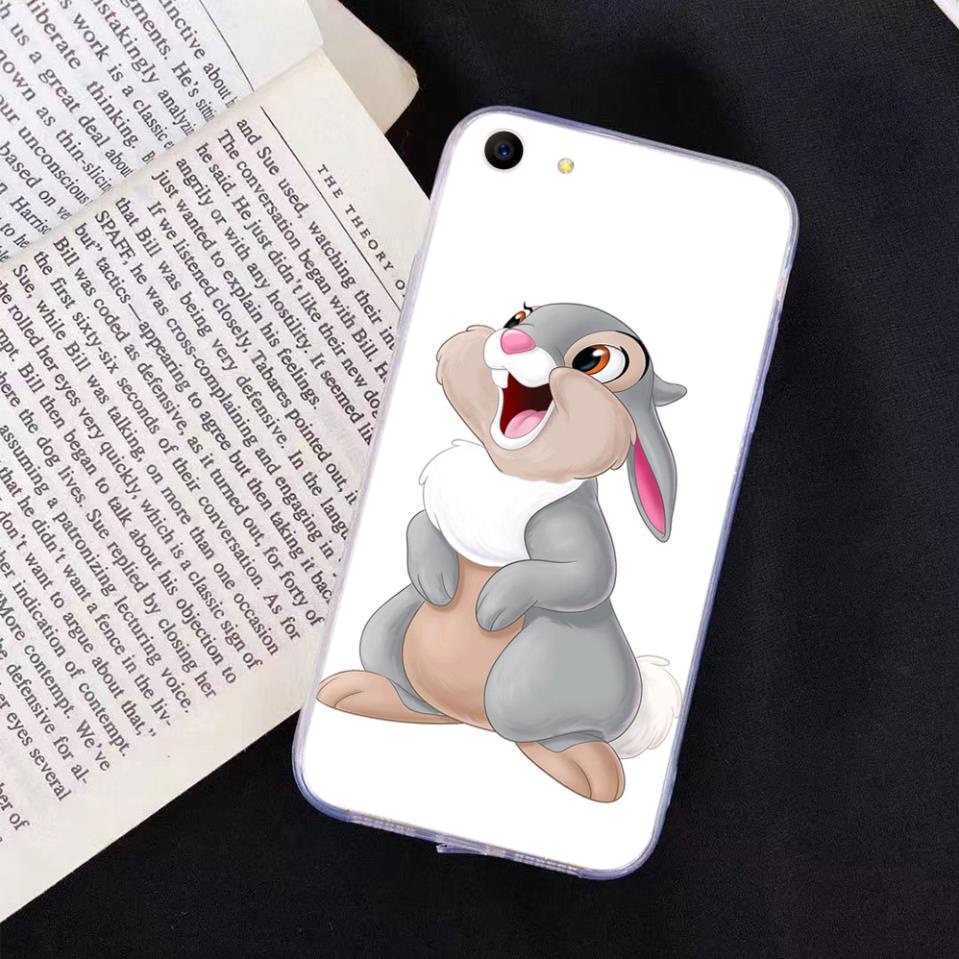 Ốp điện thoại trong suốt hình Bambi và Thumper cho OPPO RENO 10X ZOOM 4 SE 4Z 4F 2Z 2F LITE 3 2 PRO
