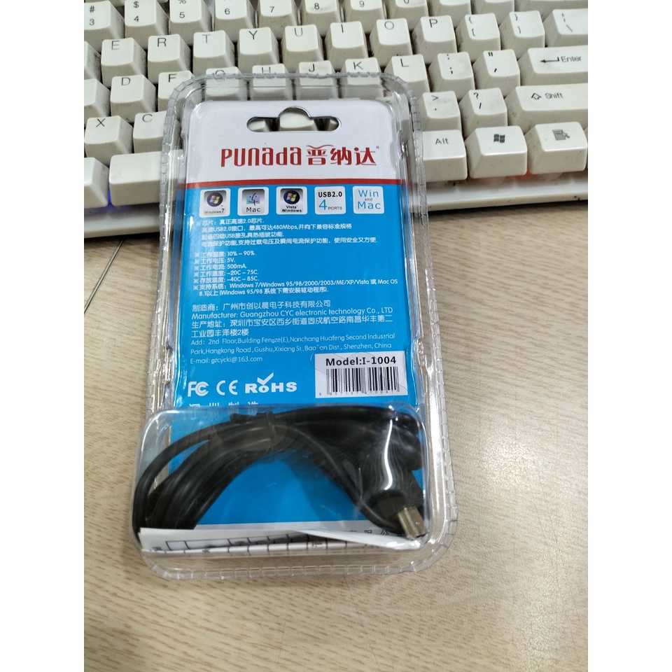 Hub usb 4 cổng 2.0 1004