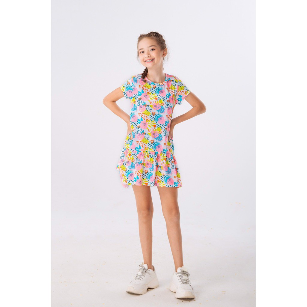 Áo Đầm Easy Dress M.D.K Signature Aop Ez Dress M.D.K - chất liệu cotton mềm mại, thoáng mát