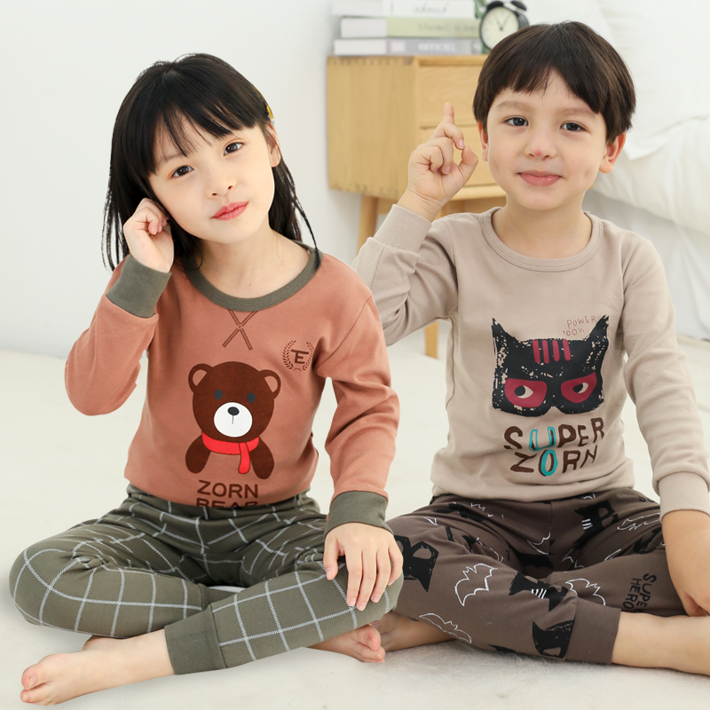 Bộ Đồ Ngủ Cotton 2 Món Size 90-160 Cho Bé