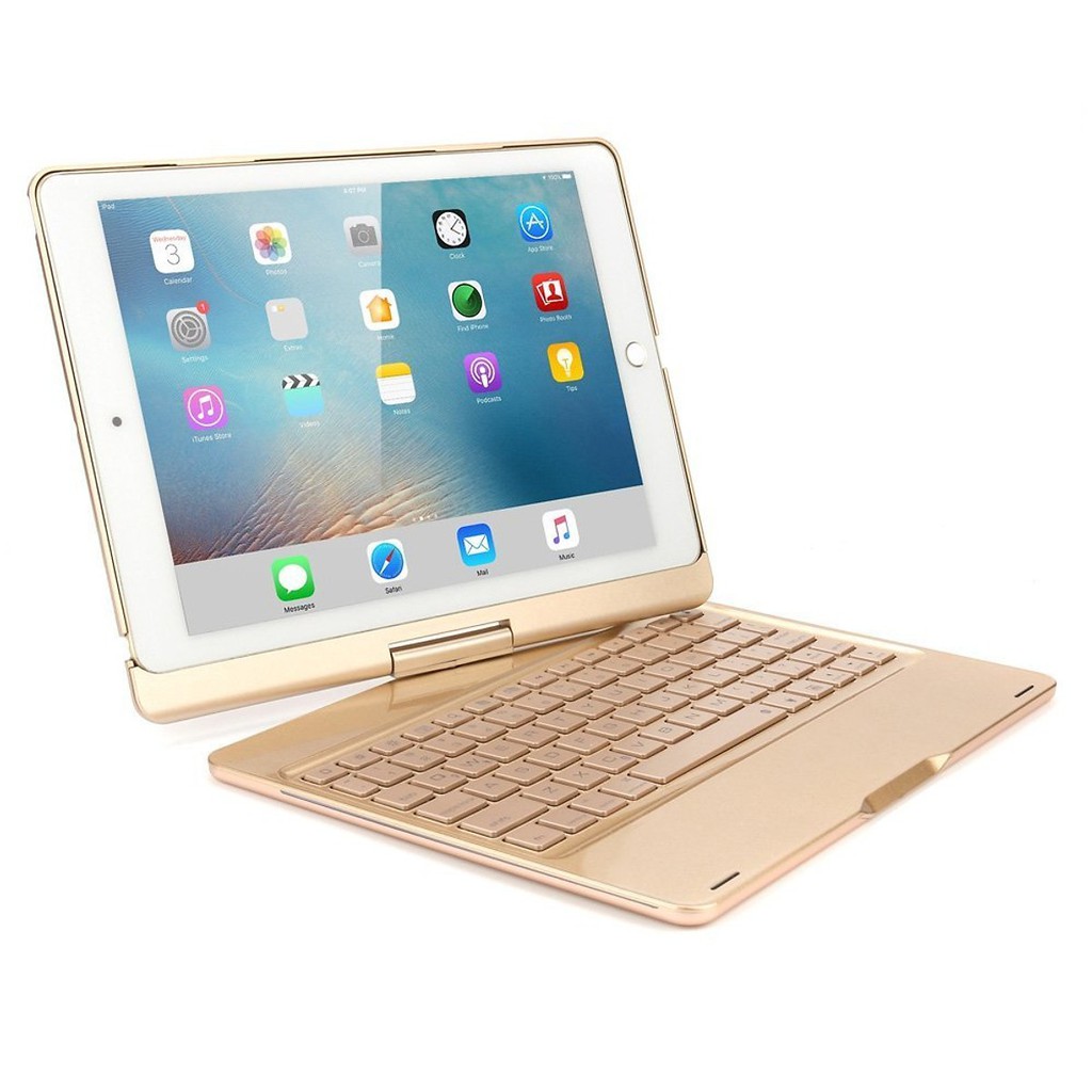 Bàn phím Bluetooth sang trọng xoay 180 độ hOt nhất dành cho ipad Air, Air 2, ipad Pro 9.7, IPad New 2017, ipad 2018 | BigBuy360 - bigbuy360.vn