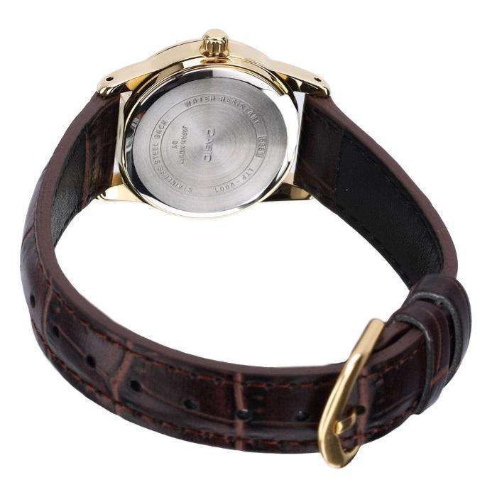 Đồng Hồ Casio Nữ Dây Da STANDARD LTP-V001GL-1B chính hãng