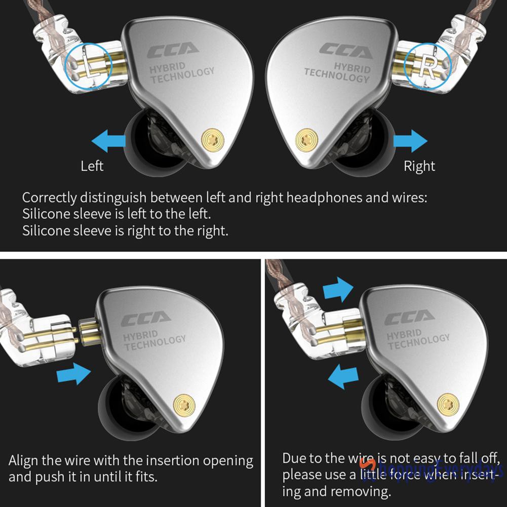 SV Tai Nghe Ca4 Hybrid Driver 3.5mm Có Dây Chất Lượng Cao