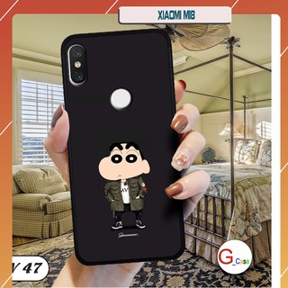 Ốp điện thoại Xiaomi Mi 8 - lưng nhám viền dẻo