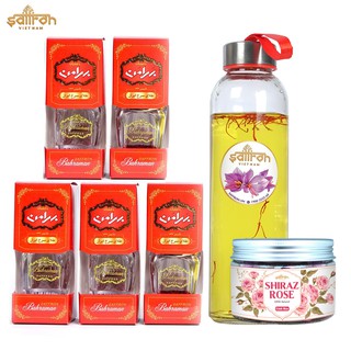 [Chính Hãng - Loại Thượng Hạng]  Nhụy Hoa Nghệ Tây Saffron Bahraman 1gram/hộp