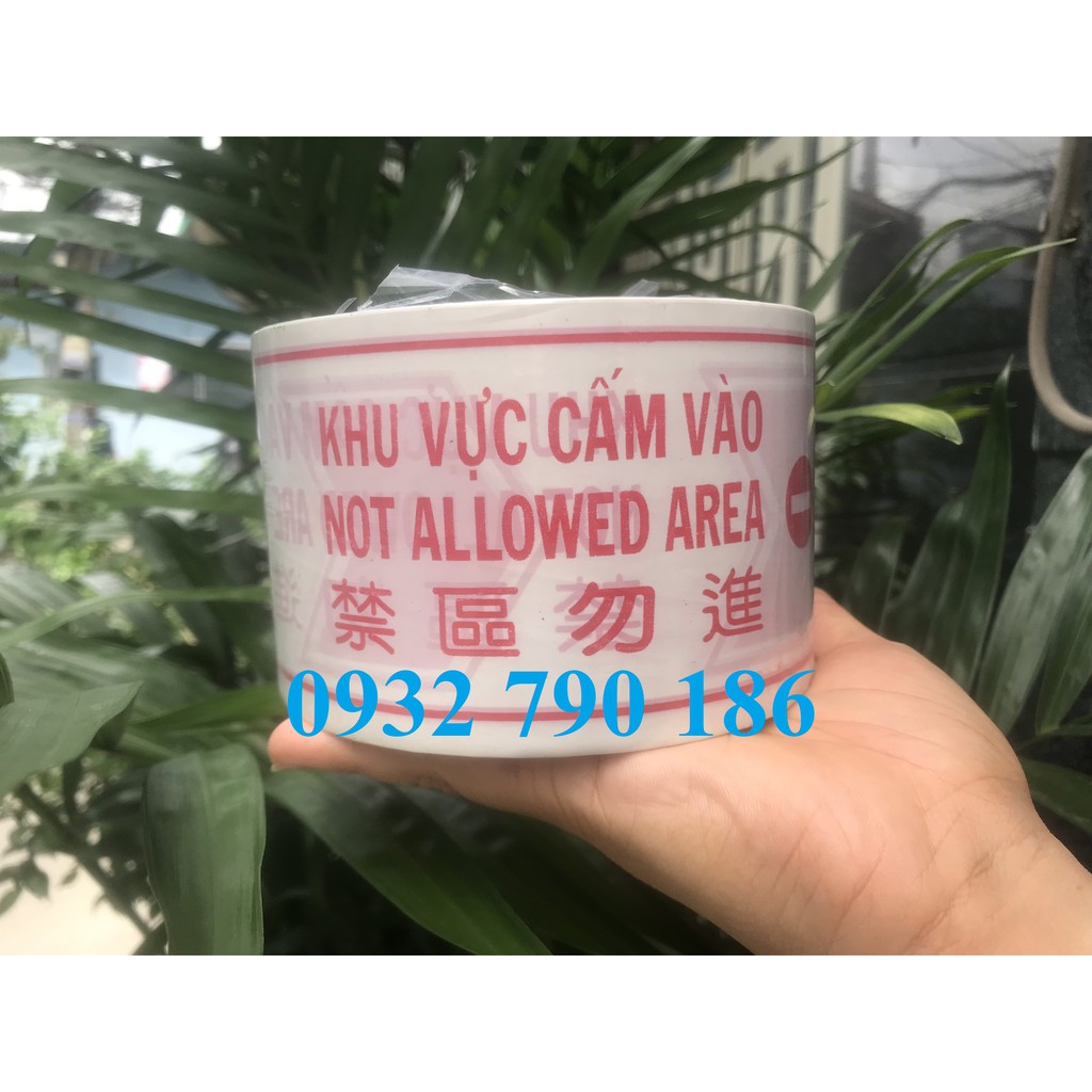 Cuộn dây rào chắn khu vực phong tỏa, cách ly độ dài 100m