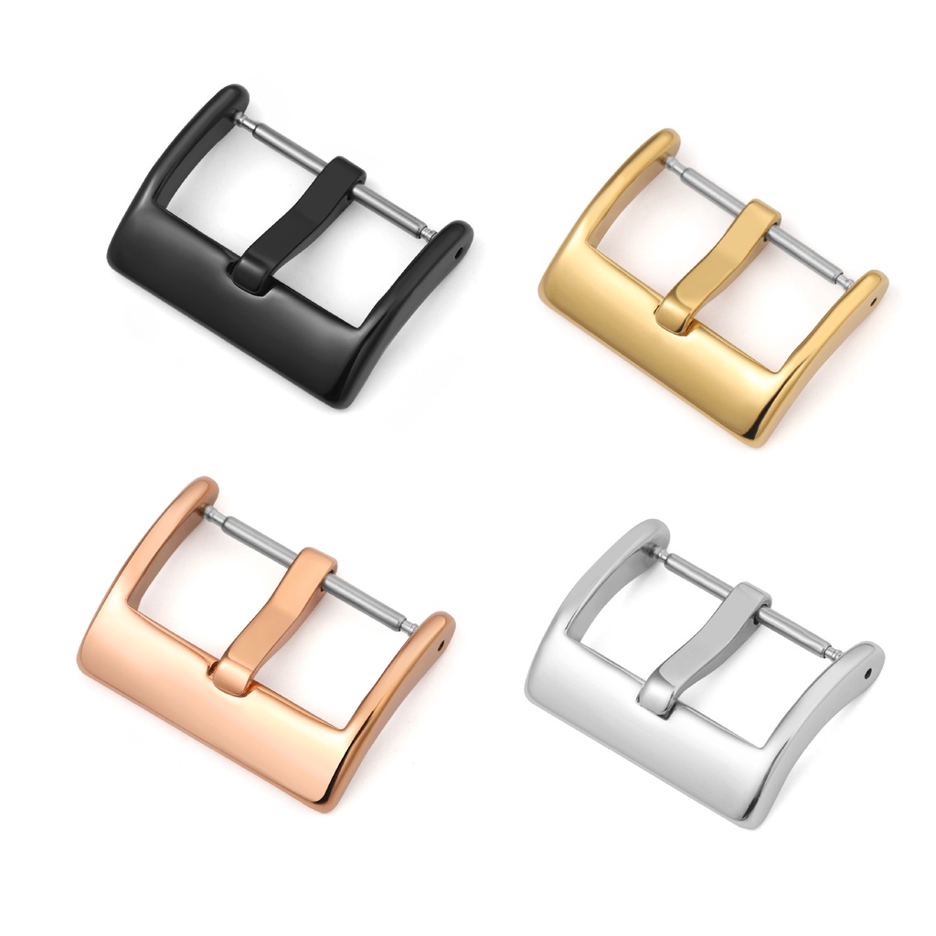 Khóa Cài Bằng Thép Không Gỉ 304 16mm 18mm 20mm 22mm Dành Cho Đồng Hồ