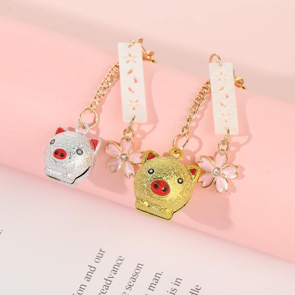 SUENIN Điện Thoại Đồ Chơi Hình Con Heo Và Mèo May Mắn