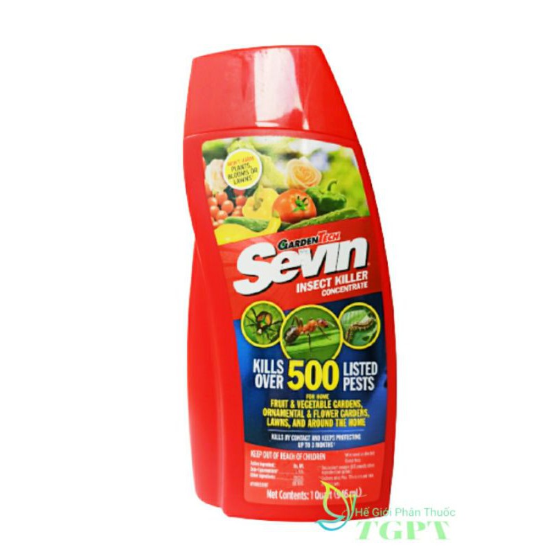 SEVIN INSECT KILLER - Diệt và Ngừa Hơn 500 Loại Côn Trùng 946ml - Nhập Khẩu Từ Mỹ - Chai Nguyên Seal 946ml